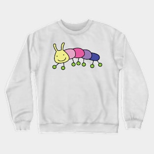 Cartoon  funny caterpillar Crewneck Sweatshirt